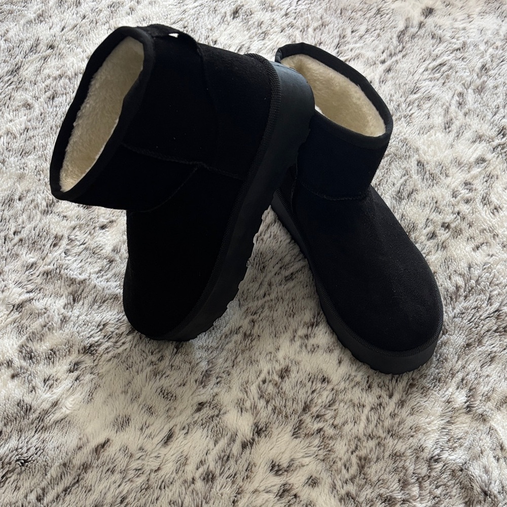 Black Suede Ankle Boots